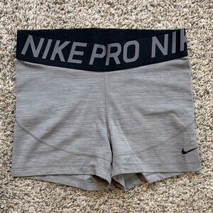Nike Pro Women's Athletic Heather Gray
